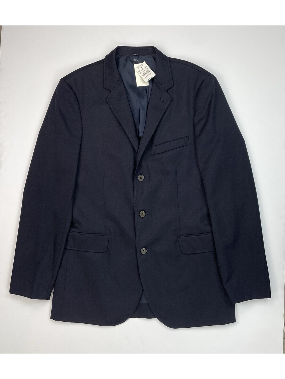 NWT J.Crew Factory Thompson Blazer Navy Blue Suit Jacket Mens 42L 42 Long